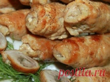 Рулетики мясные к праздничному столу