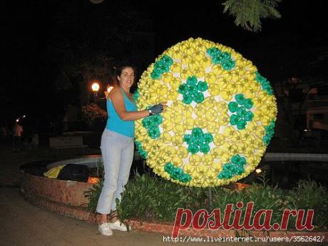 поделки из пластиковых бутылок: 75 тыс изображений найдено в Яндекс.Картинках