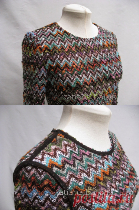 Обработка срезов на крупном рыхлом трикотаже / Материалы, техники и инструменты / ВТОРАЯ УЛИЦА