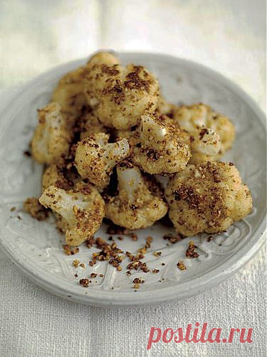 Рецепты постных блюд. Цветная капуста на сковороде | Домашняя кулинария