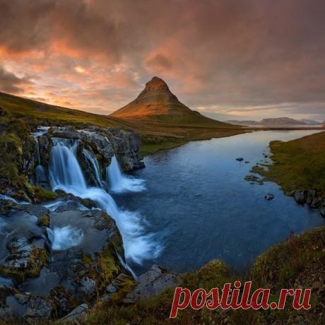 Гора Киркьюфетль на западе Исландии. Снимал Юрий Шевченко: nat-geo.ru/community/user/115505