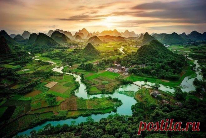 Горы Гуанси, Китай - Путешествуем вместе