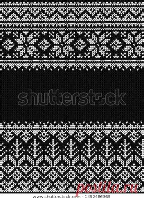 Стоковая векторная графика «Ugly Sweater Merry Christmas Party Ornament» (без лицензионных платежей), 1452486365