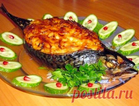 Скумбрия Лодочка » Рецептико
