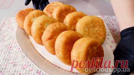 Беляши с мясом простой рецепт (на сковороде).