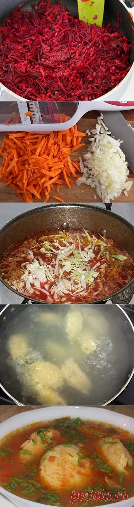 Борщ полтавский с галушками / Борщ / TVCook: пошаговые рецепты c фото