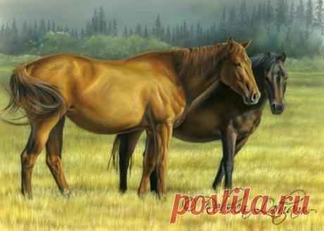 Национальная выставка художников американских равнин 2011 | Картины дикой природы и природы Ребекки Лэтэм