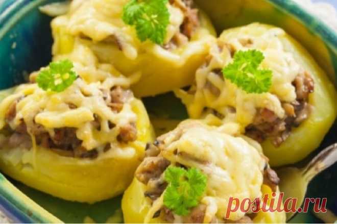 Оригинальный жульен в картофеле: пошаговый рецепт приготовления