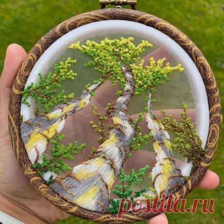 50+ невероятных авторских вышивок этой весны | Хроники Сельских Бюджетников | Яндекс Дзен