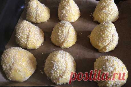 Тесто на “скорую руку” и пирожки с разной начинкой: