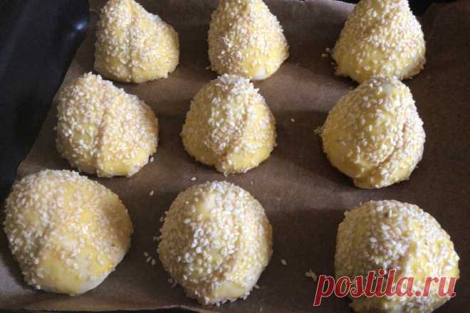 Тесто на “скорую руку” и пирожки с разной начинкой: