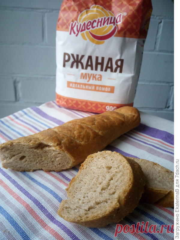 Французский багет из ржаной муки