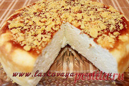 Творожная запеканка со сгущенным молоком в мультиварке