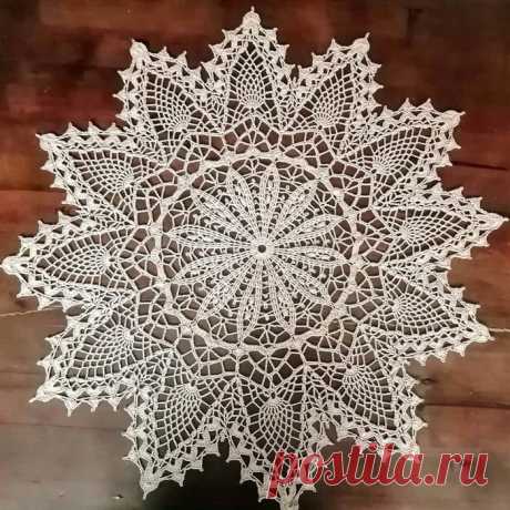 Салфетка в форме цветка Конкурс "Счастливый комментарий" - комментируй публикации, получай призы каждую неделю! Детали конкурса читайте здесь ЗДЕСЬ Экспресс конкурс "Вязаный карантин", 5 сезон! - условия участия ЗДЕСЬ