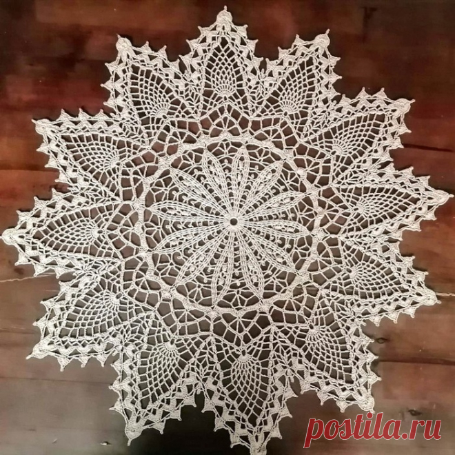 Салфетка в форме цветка Конкурс 