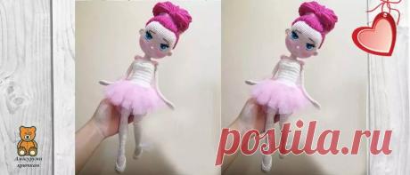 Кукла балерина крючком: сама воздушность | Амигуруми крючком - Блог