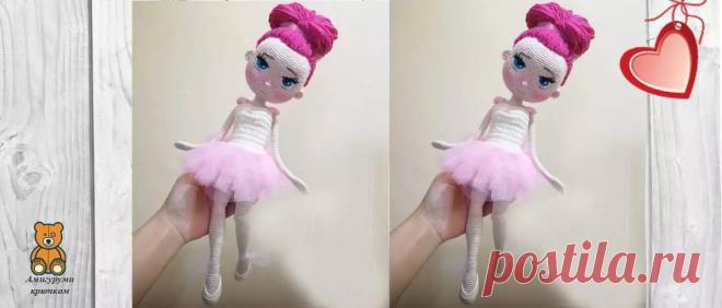 Кукла балерина крючком: сама воздушность | Амигуруми крючком - Блог