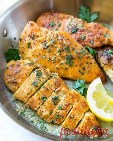 ​Курочка с аппетитной лимонной корочкой