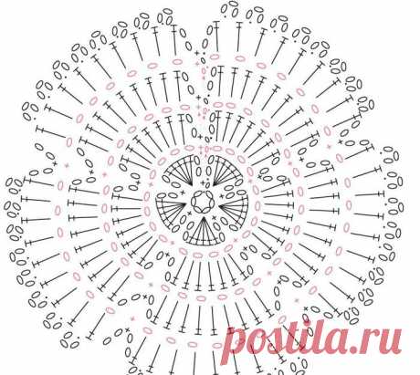 Цветочки крючком. Украшаем кофточку