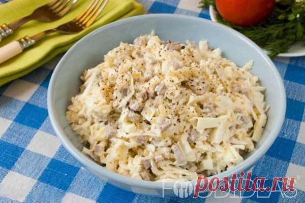Салат из зеленой редьки