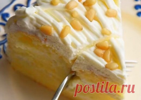 Обалденный тортик «Лимонное облако» - Вкусные рецепты - медиаплатформа МирТесен