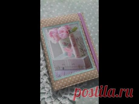 Скрапбукинг. Мастер класс создания тканевая обложка на паспорт своими руками. Часть 2