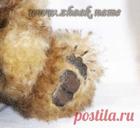 МК Подушки лап из кожи с коготками из полимерной глины.