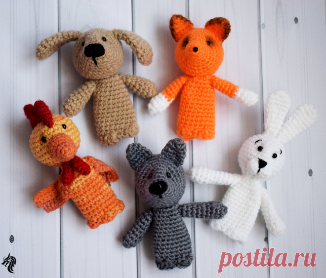 PDF Пальчиковый театр. FREE amigurumi crochet pattern. Бесплатный мастер-класс, схема и описание для вязания амигуруми крючком. Вяжем игрушки своими руками! Пальчиковые игрушки, куклы, сказка, зверюшки, мышка, волк, лиса, петух, заяц, мишка. #амигуруми #amigurumi #amigurumidoll #amigurumipattern #freepattern #freecrochetpatterns #crochetpattern #crochetdoll #crochettutorial #patternsforcrochet #вязание #вязаниекрючком #handmadedoll #рукоделие #ручнаяработа #pattern #tutorial #häkeln #amigurumis