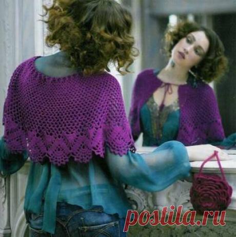 Сиреневая пелерина