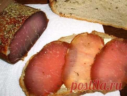 Полендвица. Вяленное мясо