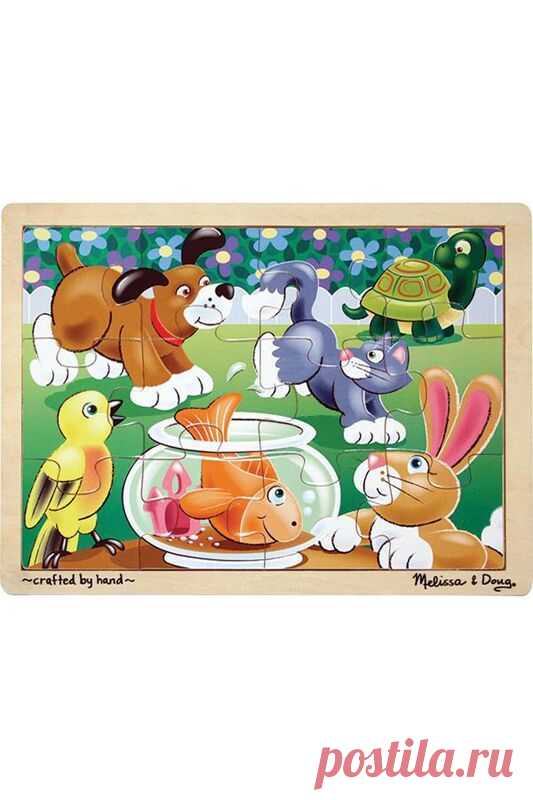 Купить Пазлы "Шаловливые животные" Melissa & Doug 2932 со скидкой в интернет-магазине kupivip.ru - распродажа