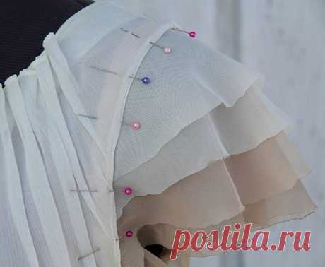 DIY Flutter Sleeve ~ a tutorial on how to insert sleeves into a sleeveless dress. | graduated layers &gt;&gt;&gt;&gt; I wanted to post a tutorial on how to ins…