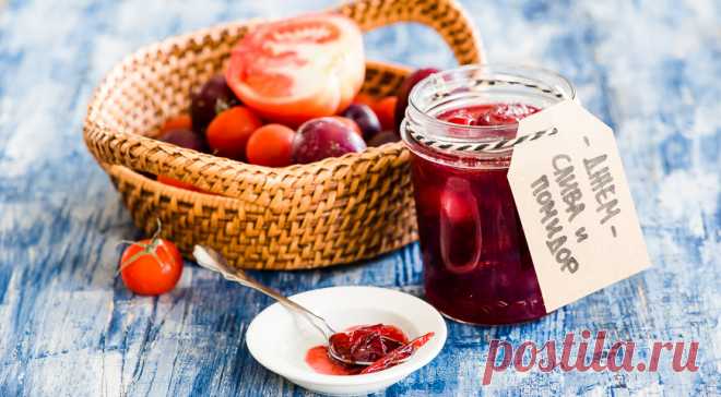 Джем из сливы и помидоров, пошаговый рецепт с фото