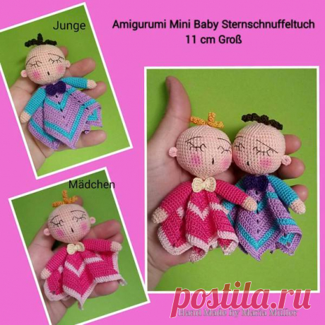 Puppen häkeln - Mini-Puppen häkeln--Amigurumi