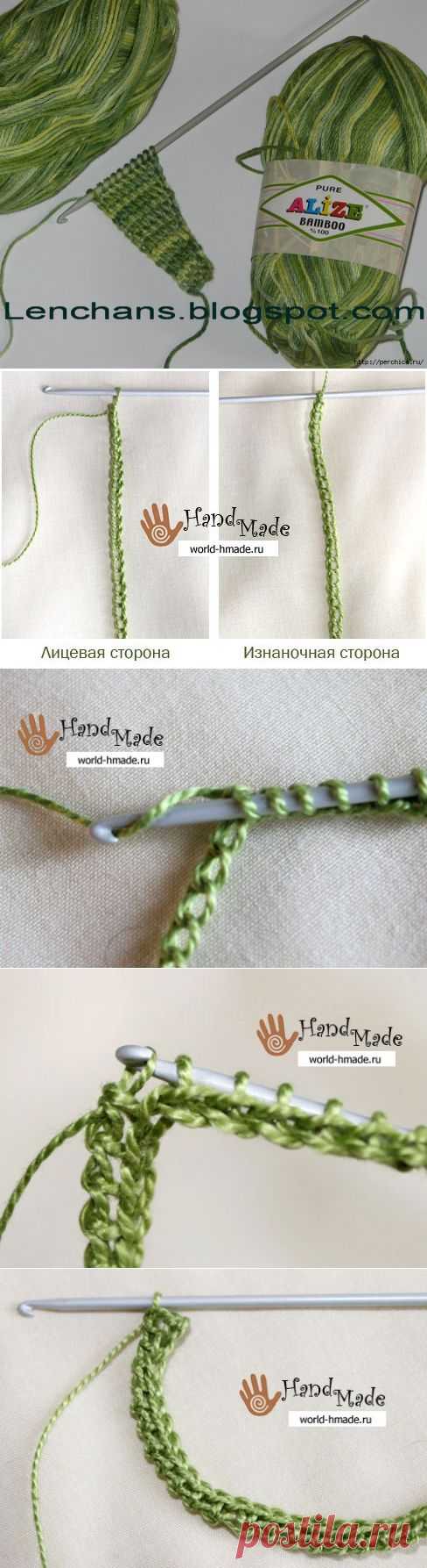 Ценное подробнейшее пособие новичкам по тунисскому вязанию - часть2