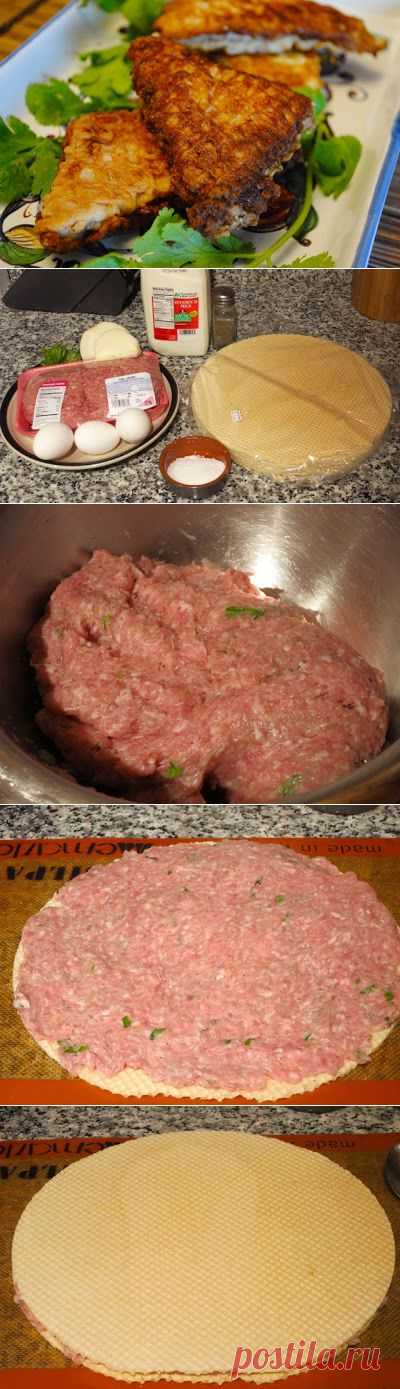 Мясо в вафлях - Простые рецепты Овкусе.ру