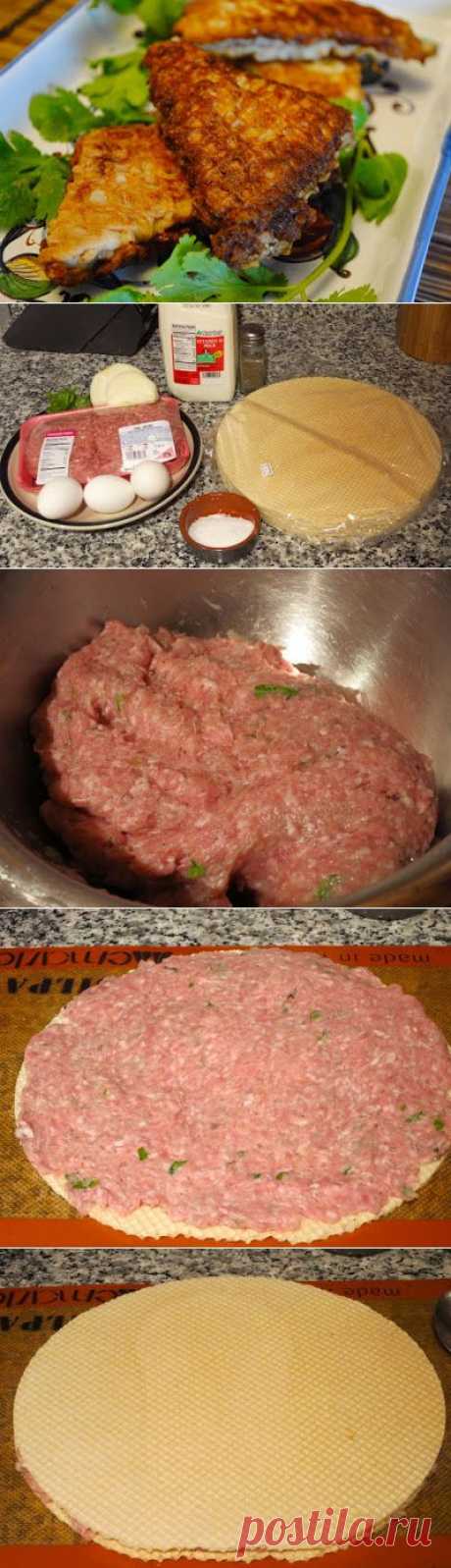 Мясо в вафлях - Простые рецепты Овкусе.ру