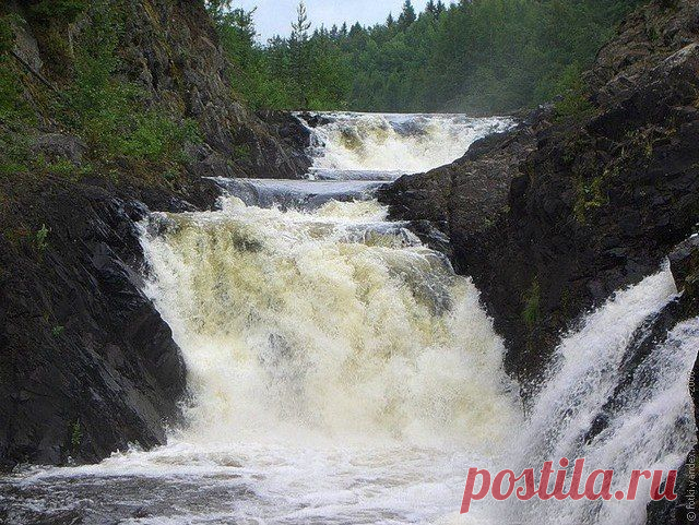Водопад Кивач, республика Карелия, Россия - Путешествуем вместе