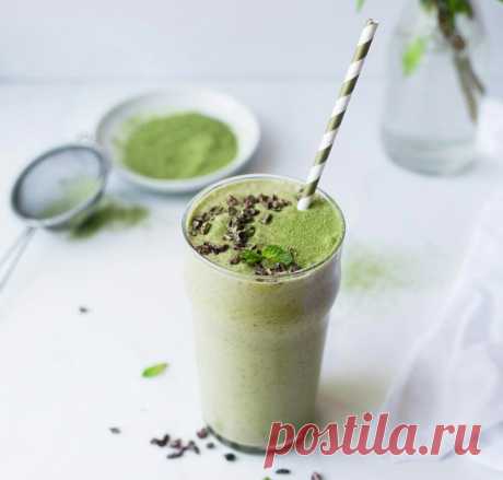 Мятный милкшейк с какао