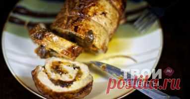 Рулет из свинины с овощами - вкусный рецепт с пошаговым фото