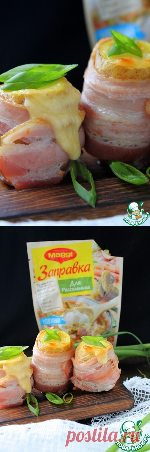 Запеченный картофель с сыром - кулинарный рецепт