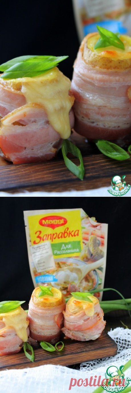 Запеченный картофель с сыром - кулинарный рецепт