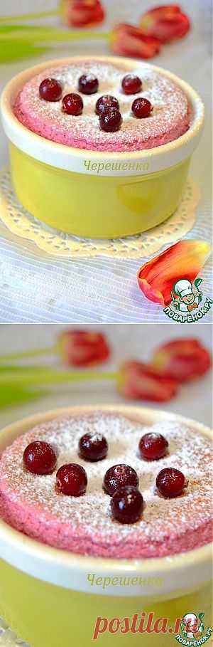 Суфле из клюквы и апельсина.
