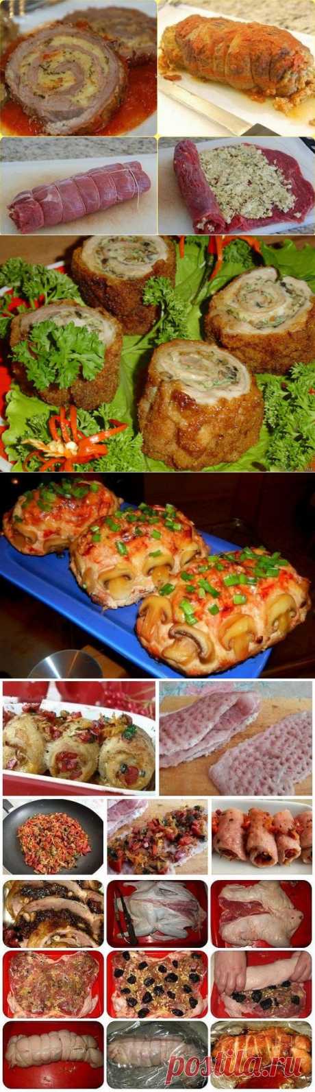 ТОП-6 ВКУСНЕЙШИХ МЯСНЫХ РУЛЕТОВ НА СТОЛ - Сайт &quot;Кулинария для Всех и Каждого&quot;