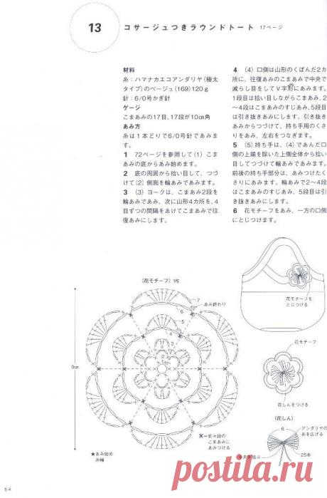 Hand-knitted cute bag &amp; pouch ,стр.54