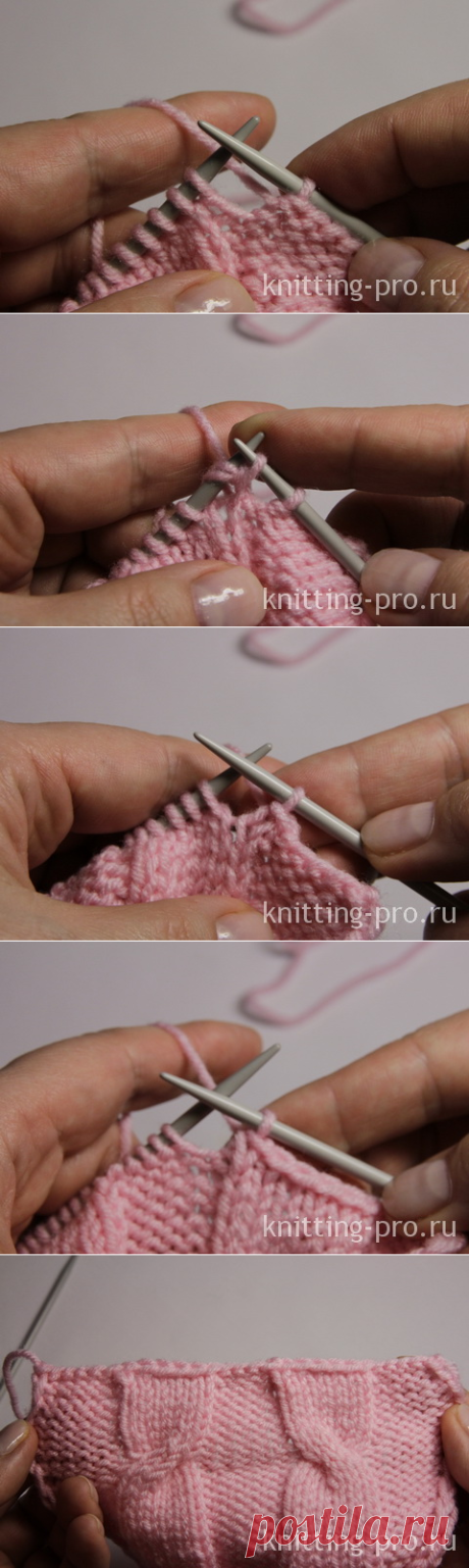 Особенности закрытия петель полотна с перехватами - knitting-pro.ru - От азов к мастерству