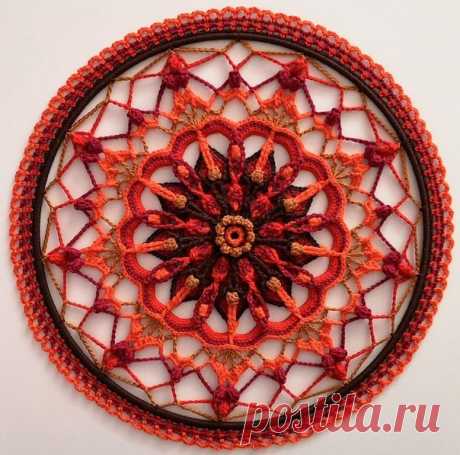 Mandala de recuerdos pintados