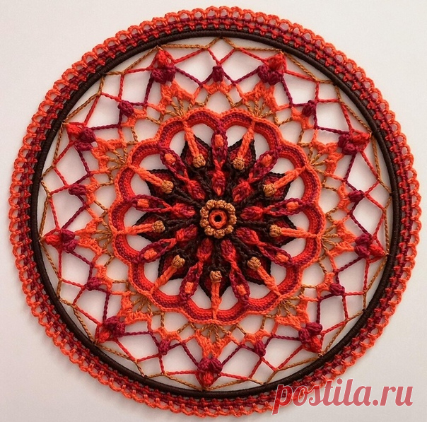 Mandala de recuerdos pintados