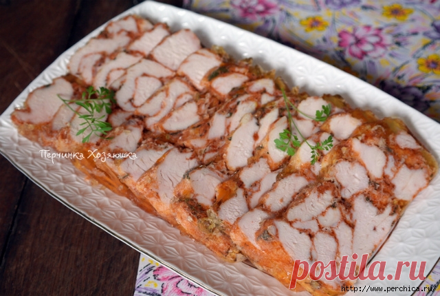 ПАСХАЛЬНЫЕ РЕЦЕПТЫ - Мраморное куриное мясо