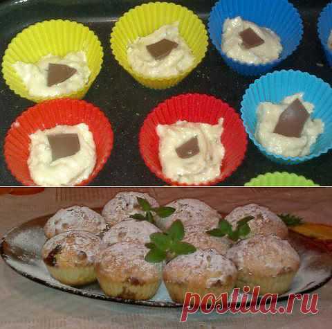 кексики с орехами , коньячком и шоколадом | 4vkusa.ru